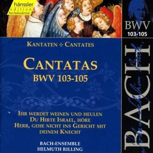 BACH J.S. Cantate Vol.33 (BWV 103/104/105) CD