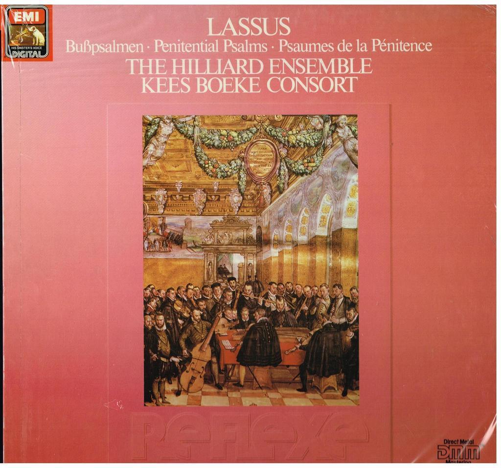 Lassus: Penitential Psalms (SAlmi Della Penitenza) / Hilliard Ensemble - LP EMI