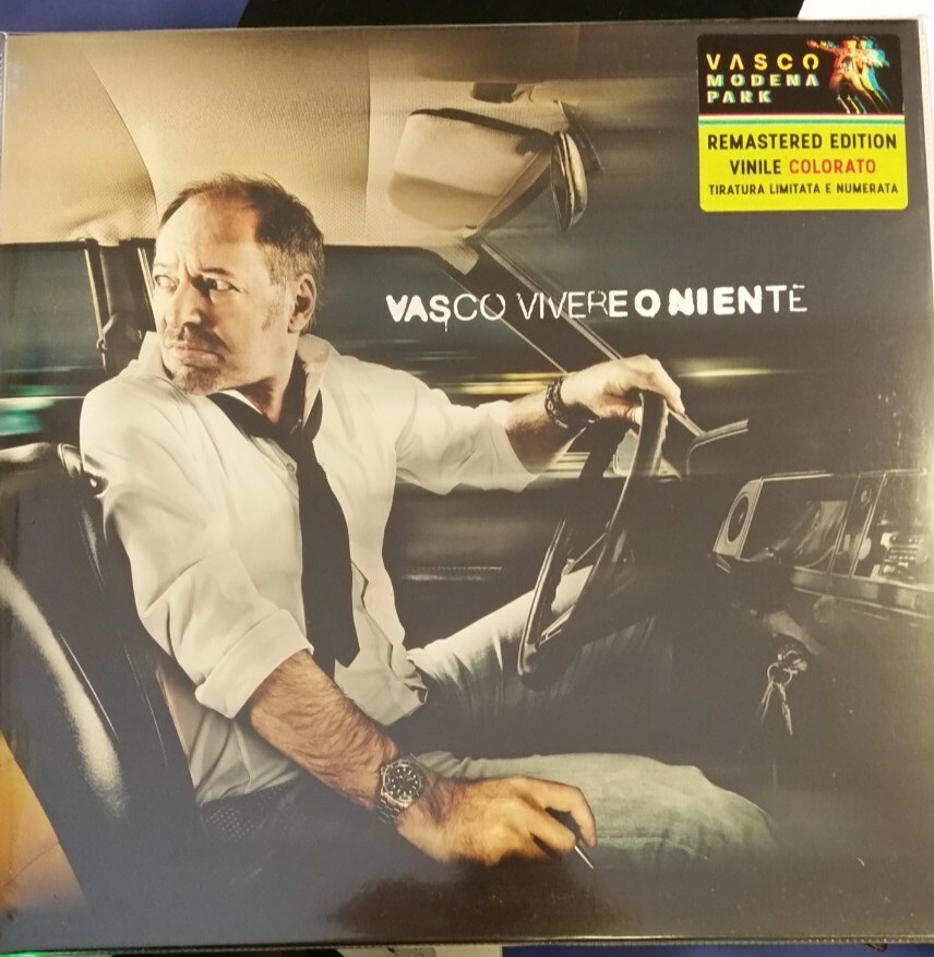 VASCO ROSSI VIVERE O NIENTE 2LP MODENA PARK COLORATO NUMERATO  NUOVO