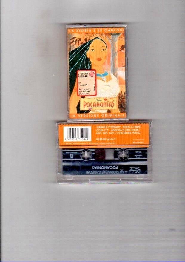 POCAHONTAS - LA STORIA E LE CANZONI - MC O.S.T. NUOVA SIGILLATA