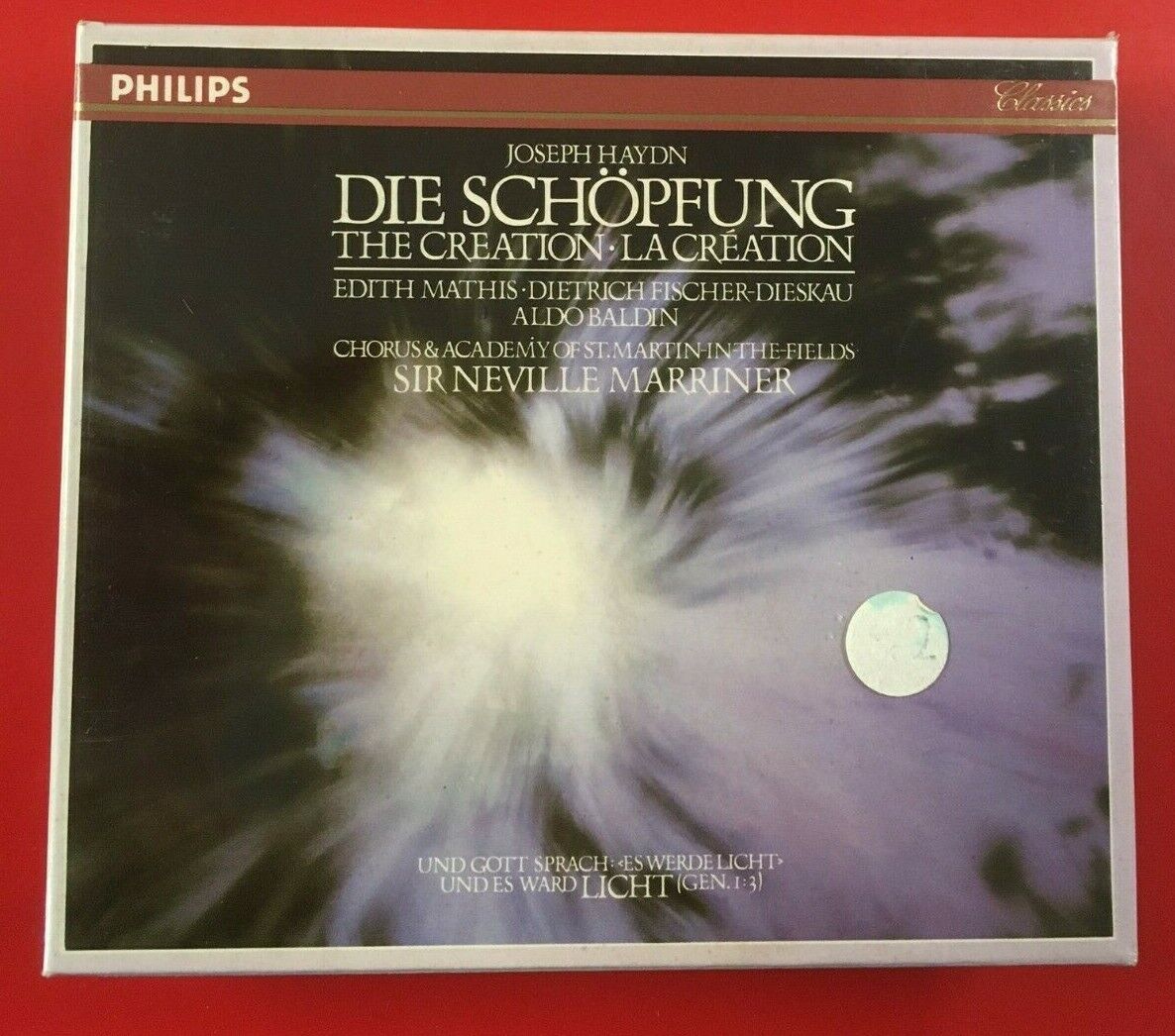 HAYDN THE CREATION*2 CD  marriner-MATHIS- FISCHER SEALED NUOVO SIGILLATO RARE