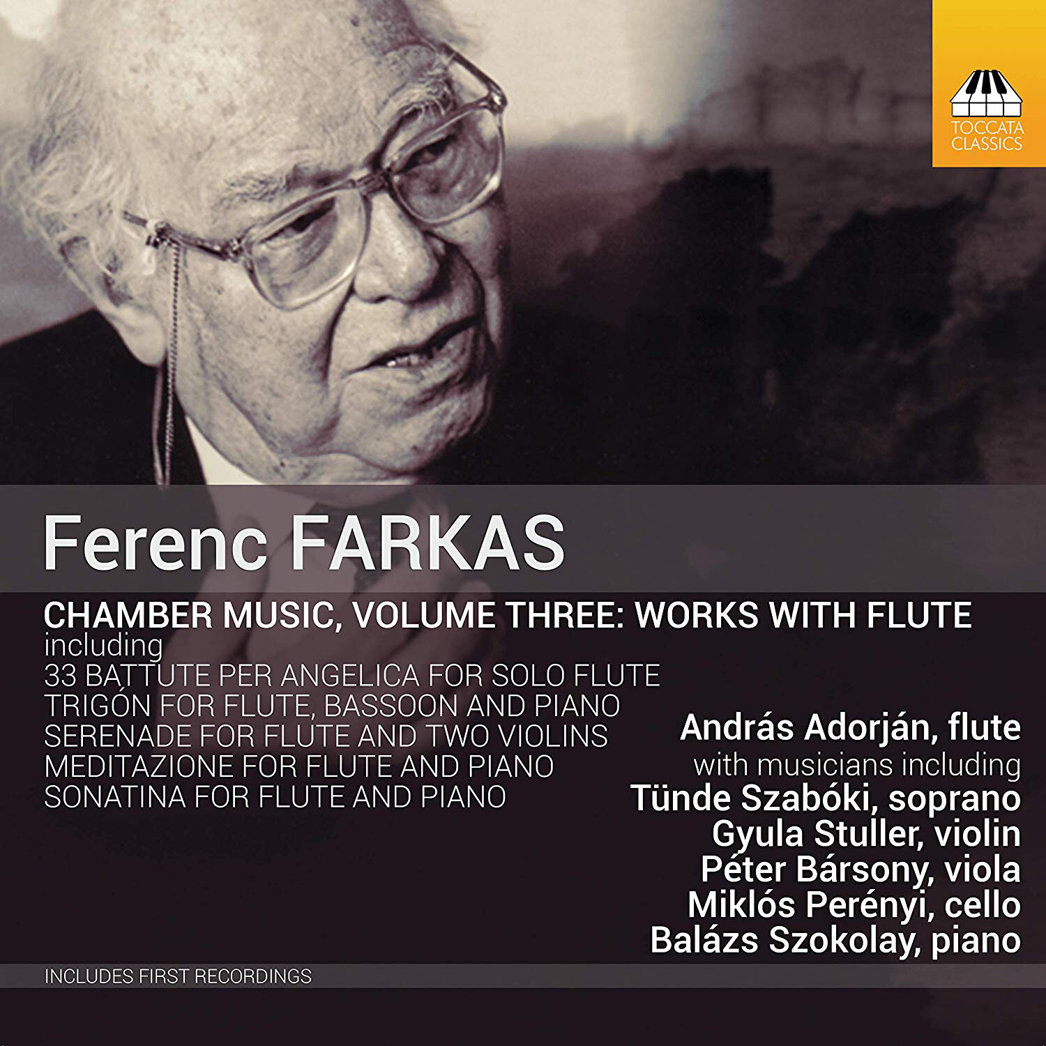 Ferenc Farkas Ferenc Farkas: Chamber Music - Works With Flute - Volume 3 (CD)