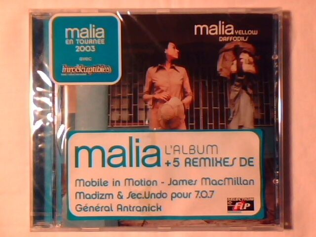 MALIA Yellow daffodils cd 17 TRACKS SIGILLATO SEALED!!!