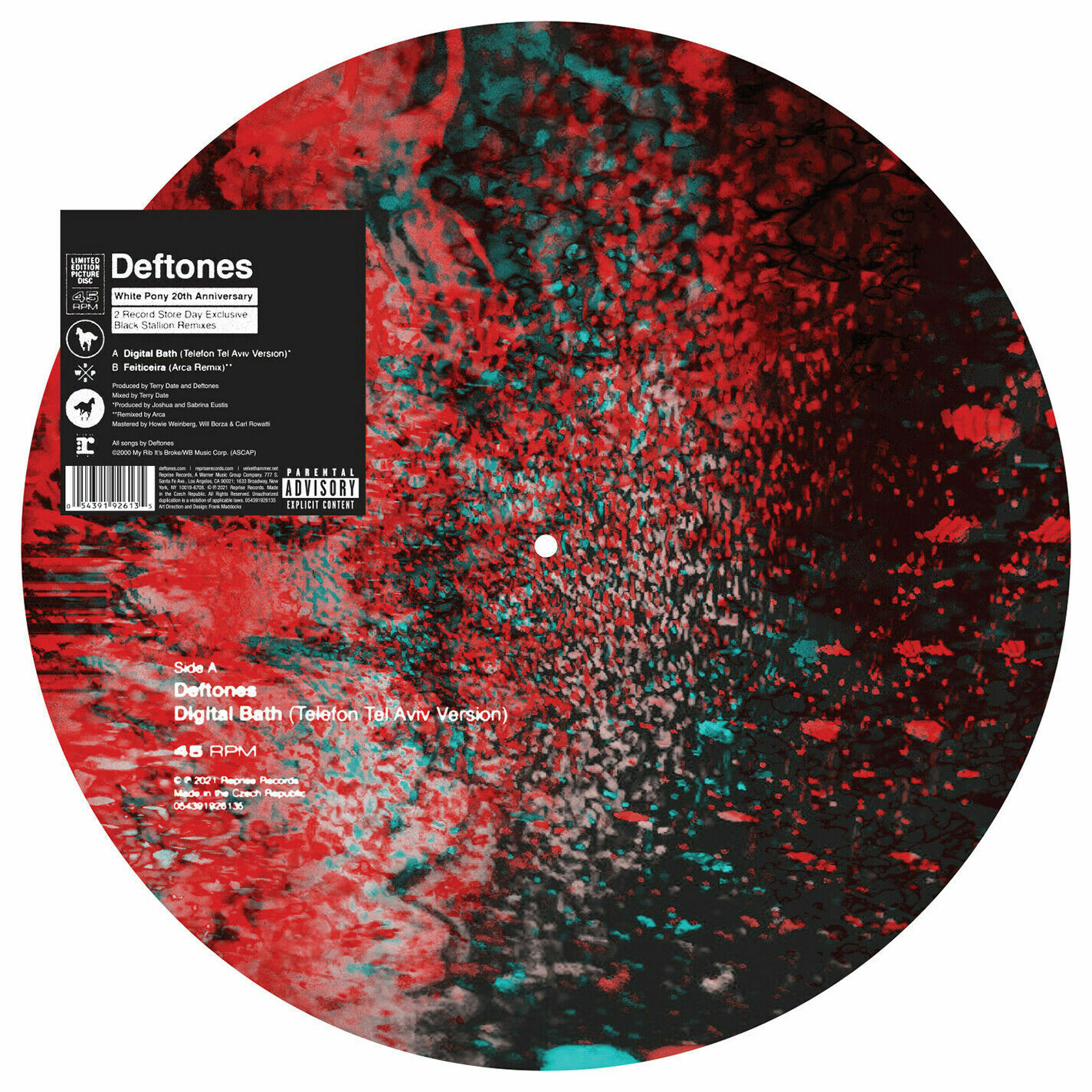 Deftones Digital Bath (Telefon Tel Aviv Version) Vinile Lp Picture Disc Rsd 2021