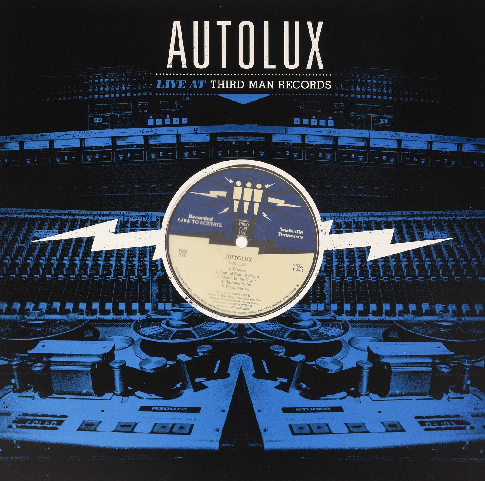 Autolux Live at Third Man Records (Vinyl LP)