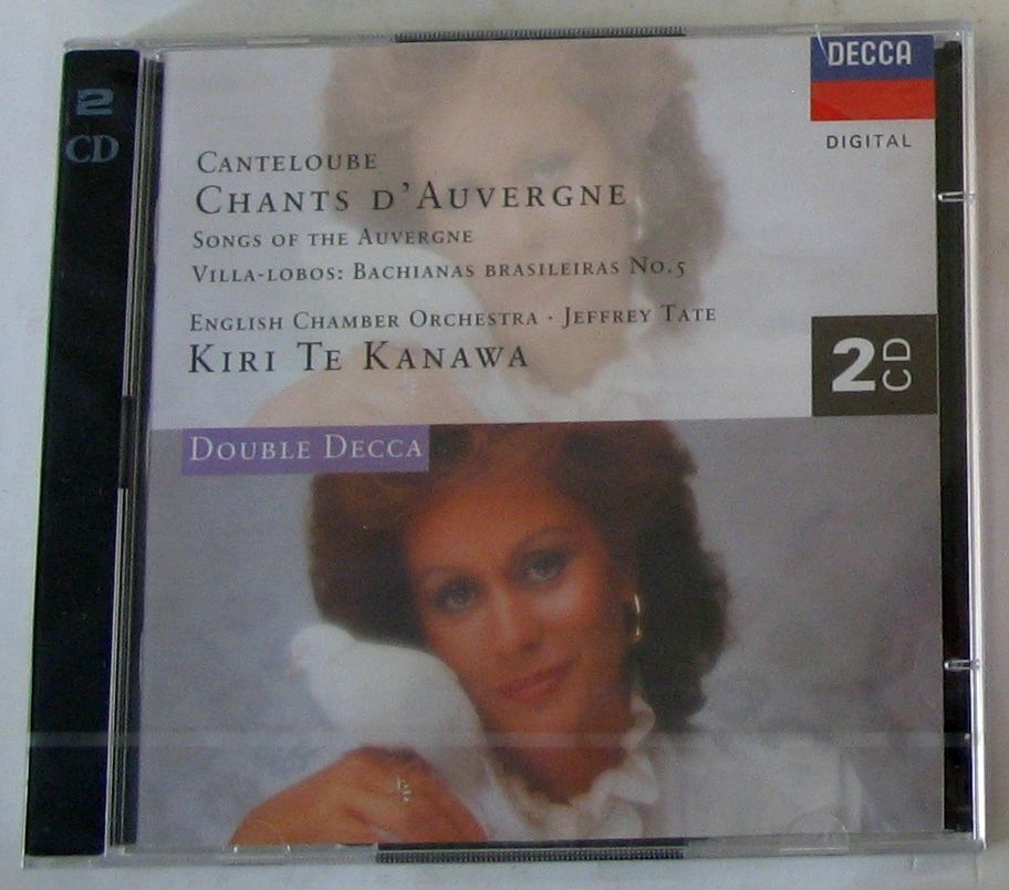 CANTELOUBE M.J. - CHANTS D'AUVERGNE - TE KANAWA - TATE - 2 CD Sigillato