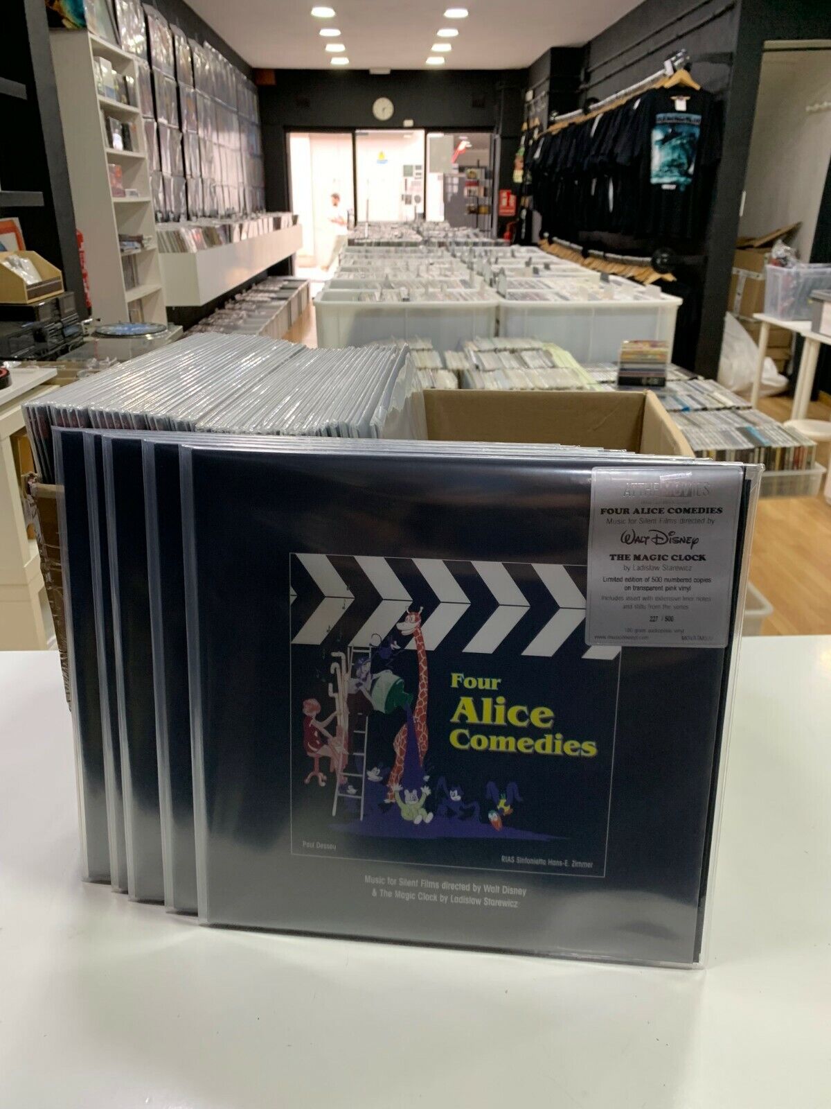 Four Alice Commedie LP The Magic Clock Disney Pink Vinyl Hans E Zimmer