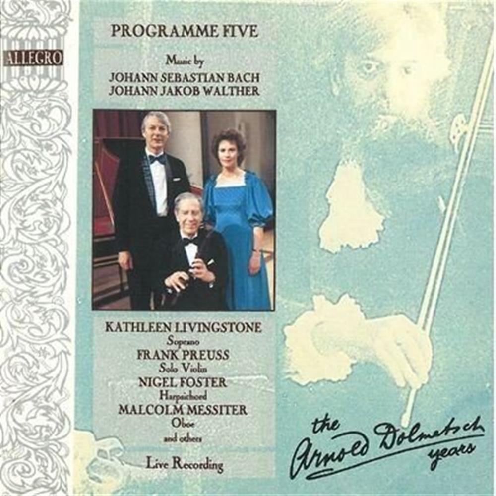 The Dolmetsch Years - Programme Five - Various Artists (Audio CD)