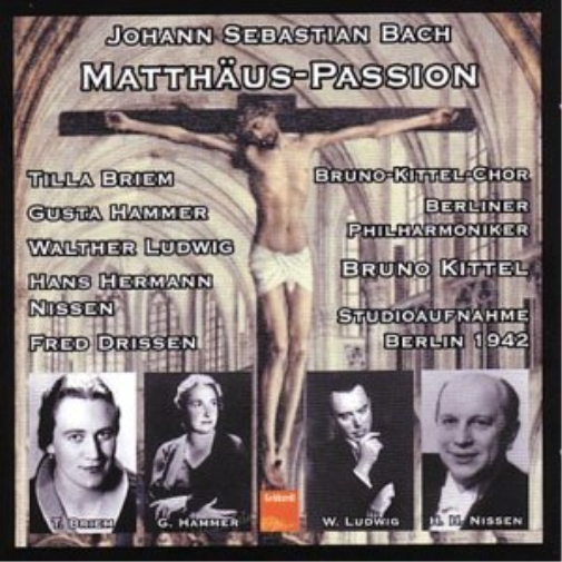 Briem/Hammer St. Matthew Passion (Kittel, Berlin Po, Bruno Kittel Choir) (CD)
