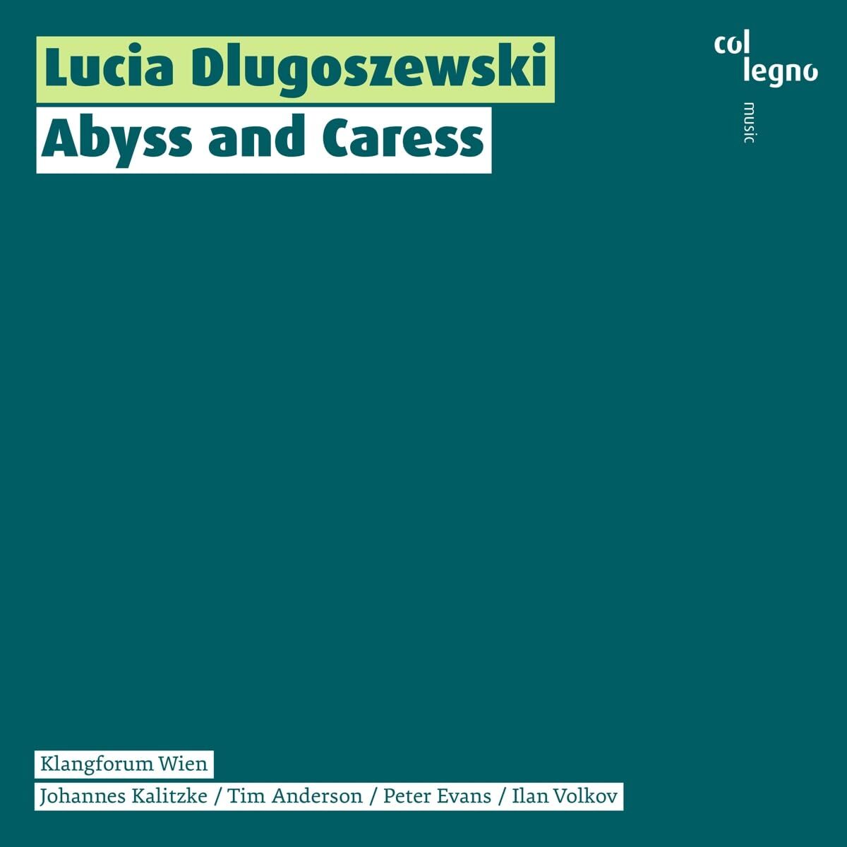 Audio Cd Lucia Dlugoszewski - Abyss And Caress (2 Cd)