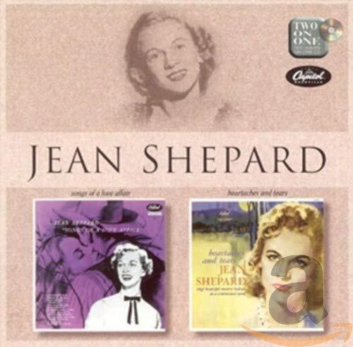 Jean Shepard Jean Shepard - 2 On 1 / Songs Of A Love Affair + Heartaches.. (CD)