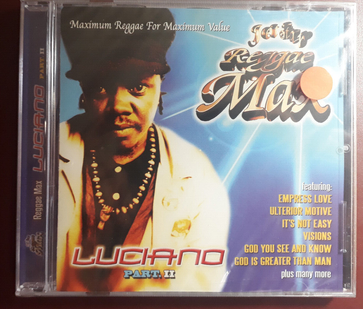 LUCIANO-  REGGAE MAX 2 * CD BRAND NEW STILL SEALED NUOVO SIGILLATO RARE
