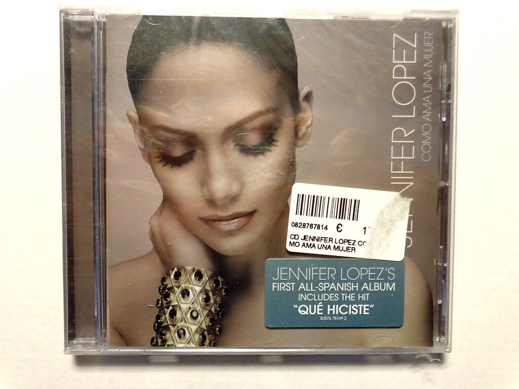 JENNIFER LOPEZ  -  COMO AMA UNA MUJER -  ALL SPANISH - CD 2007 NUOVO E SIGILLATO