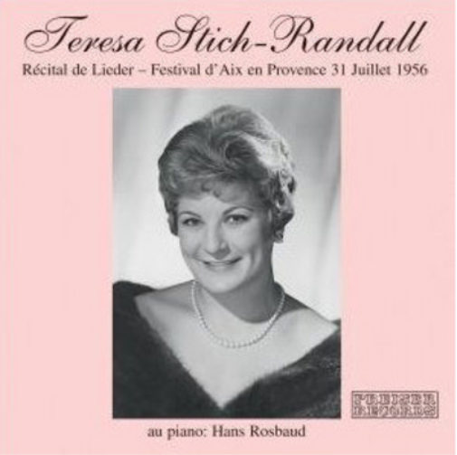 Teresa Stich-Randall Recital De Lieder (CD) Album