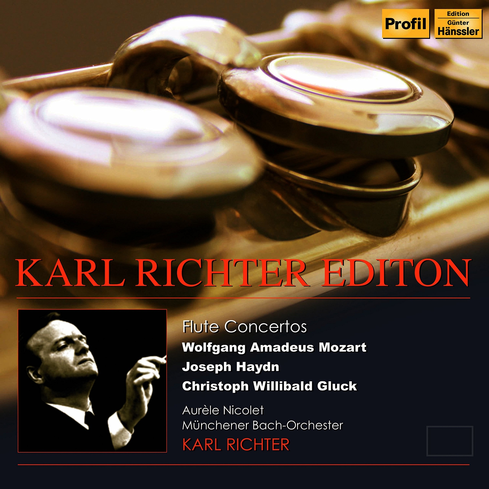NICOLET,AURELE; MUNCHENER BACH-ORCHESTER Flute Concertos (CD)