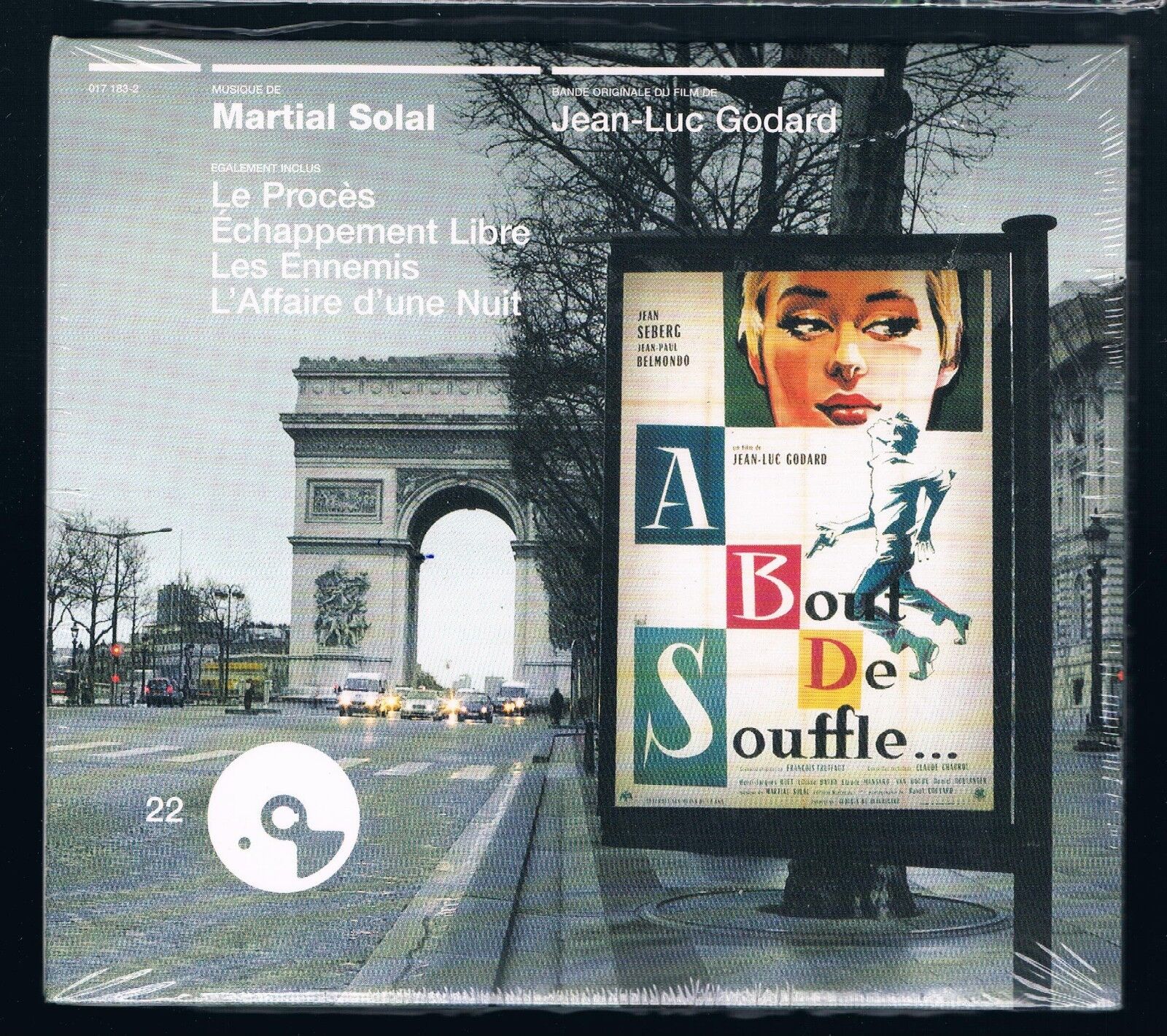 ABOUT DE SOUFFLE MARTIAL  SOLAL JEAN-LUC GODARD OST CD F.C. SIGILLATO!!!
