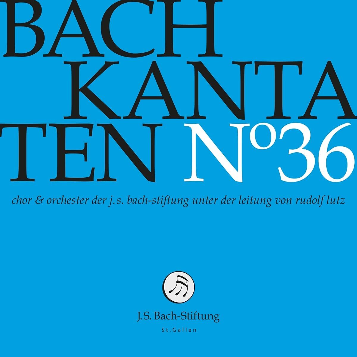 7024788 Audio Cd Johann Sebastian Bach - Kantaten No.36