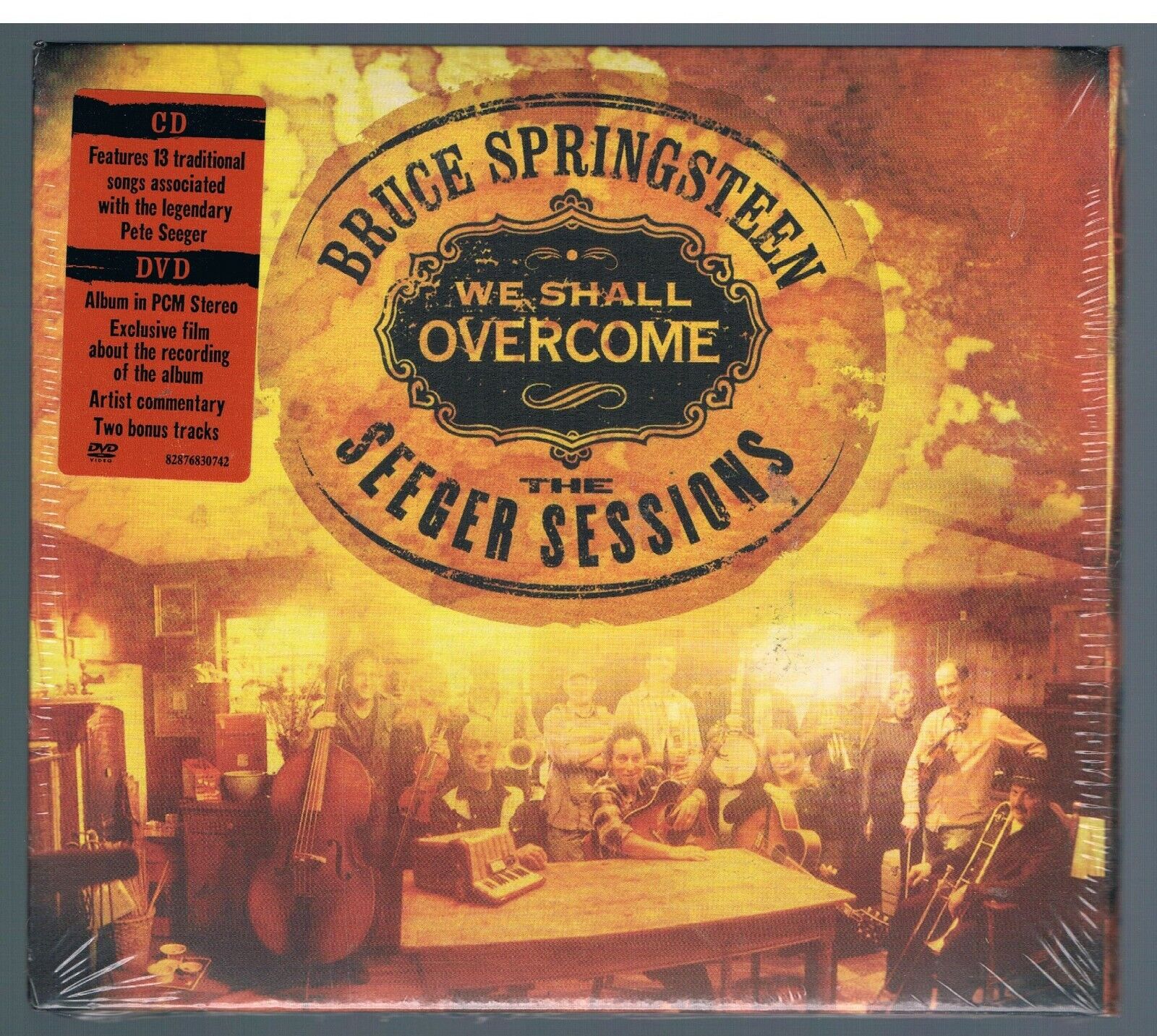 BRUCE SPRINGSTEEN WE SHALL OVERCOME THE SEEGER SESSIONS CD + DVD F.C. SIGILLATO!