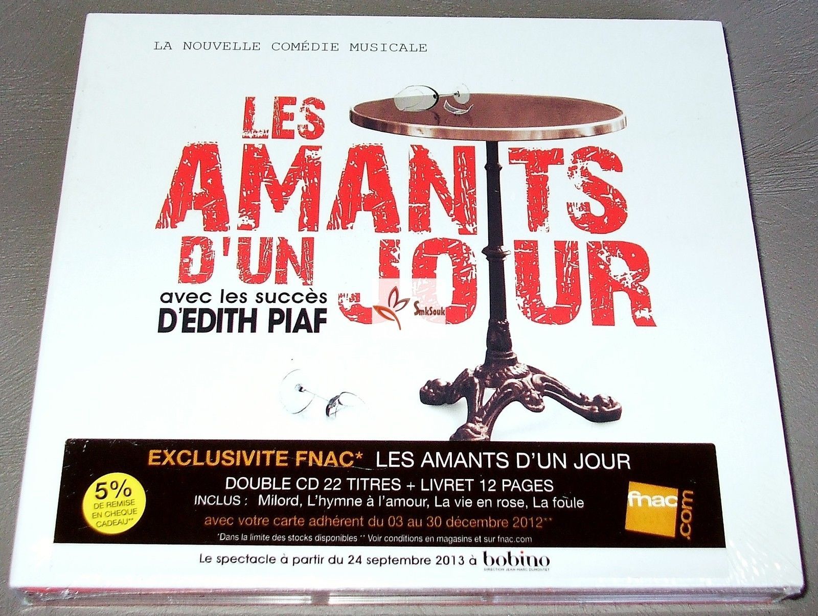 cd SIGILLATO LES AMANTS D'UN JOUR AVEC LES SUCCES D'EDITH PIAF 2 cd