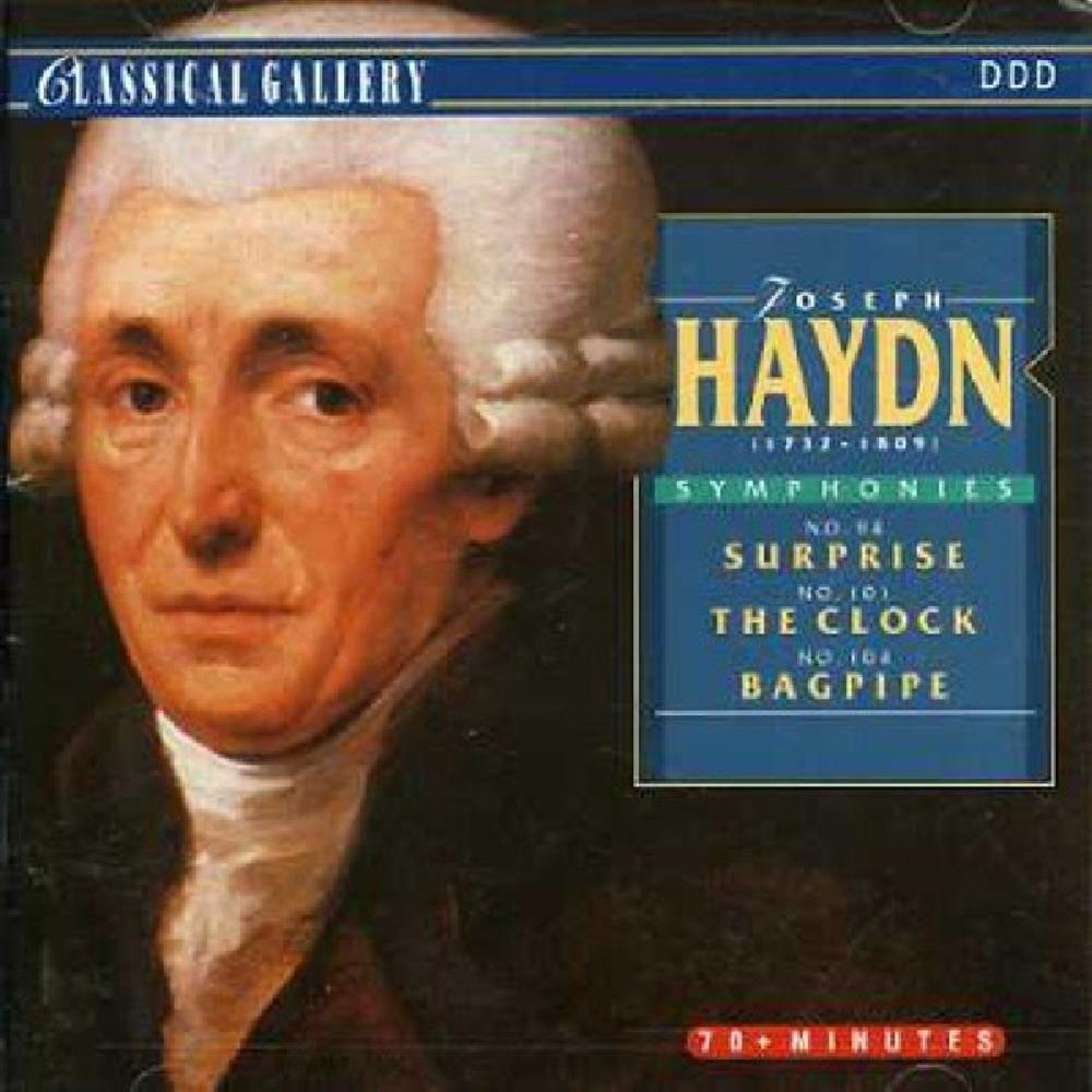 Symphony No. 94 Surprise, 101 Clock, 104 Bagpipe - J. Haydn (Audio CD)