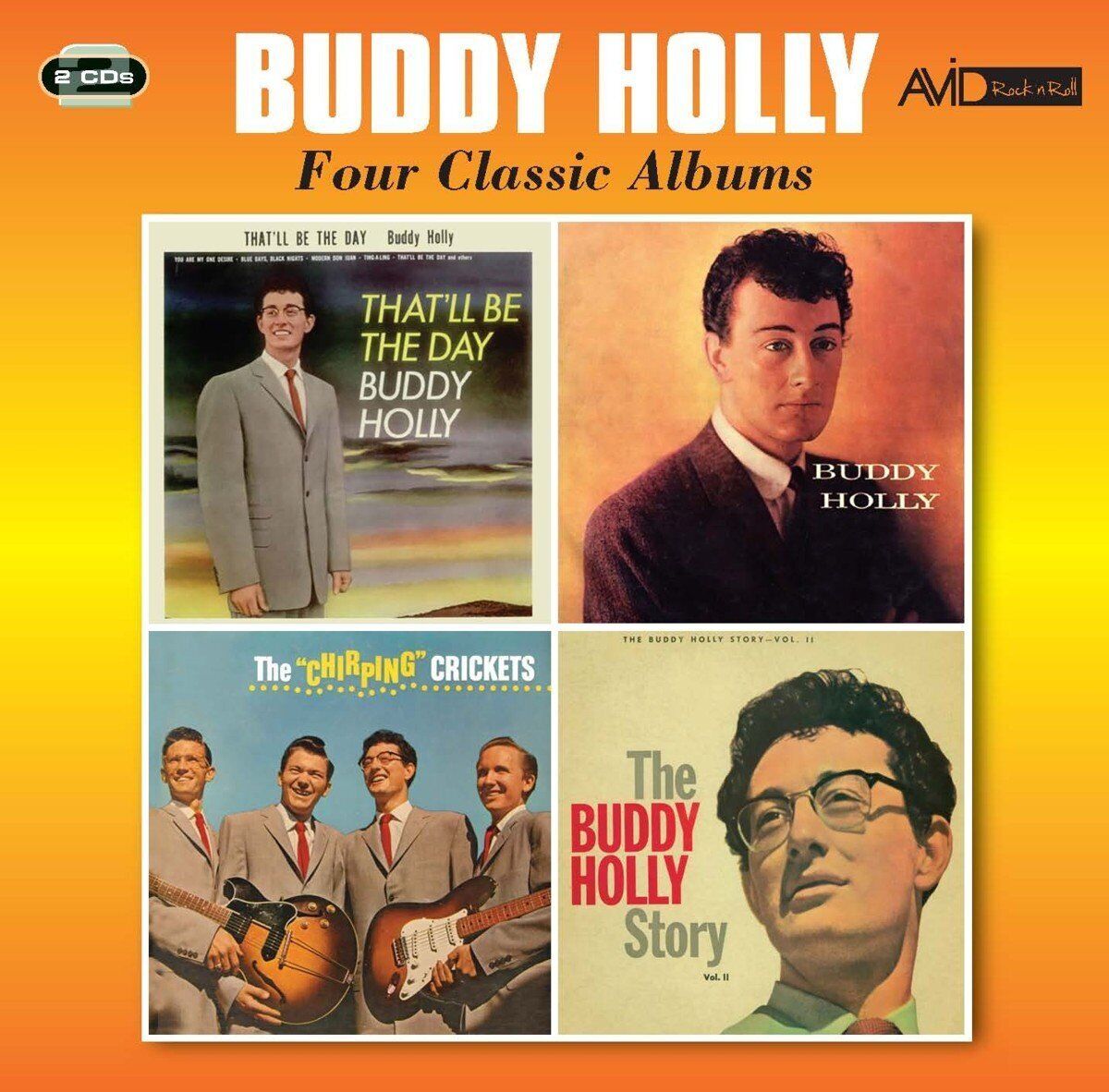 Audio Cd Buddy Holly - Four Classic Albums (2 Cd)