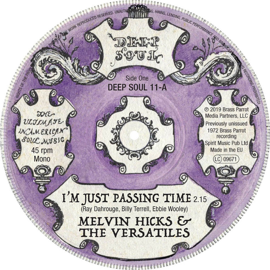 Melvin Hicks & The Versatiles/The Lyric I'm Just Passing Time/Now Gir (Vinyl LP)