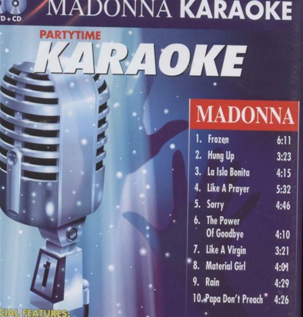 Madonna Karaoke (Partytime Karaoke) / Various (Dvd+Cd) - AA.VV.