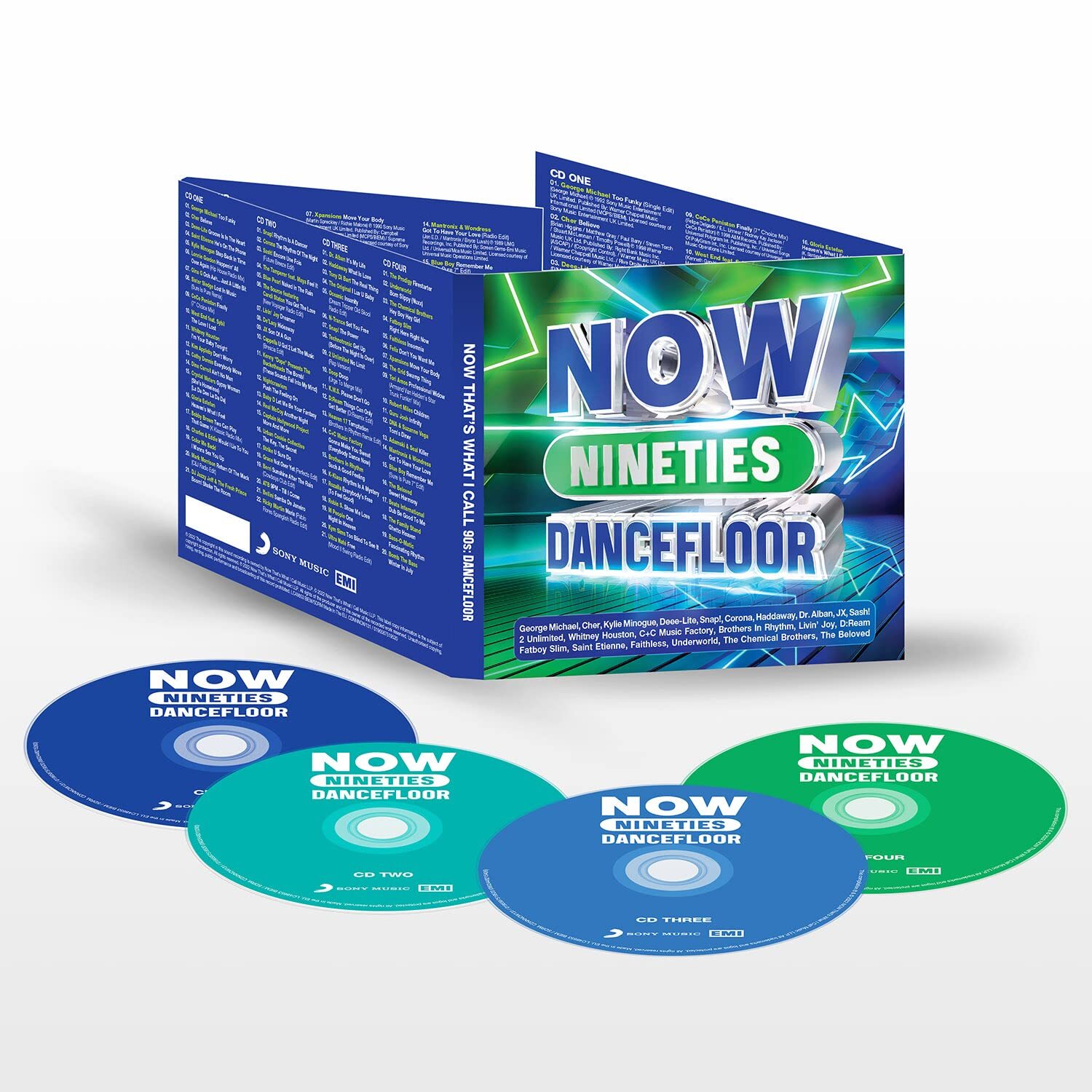 Audio Cd Now That'S What I Call 90S: Dancefloor / Various (4 Cd)