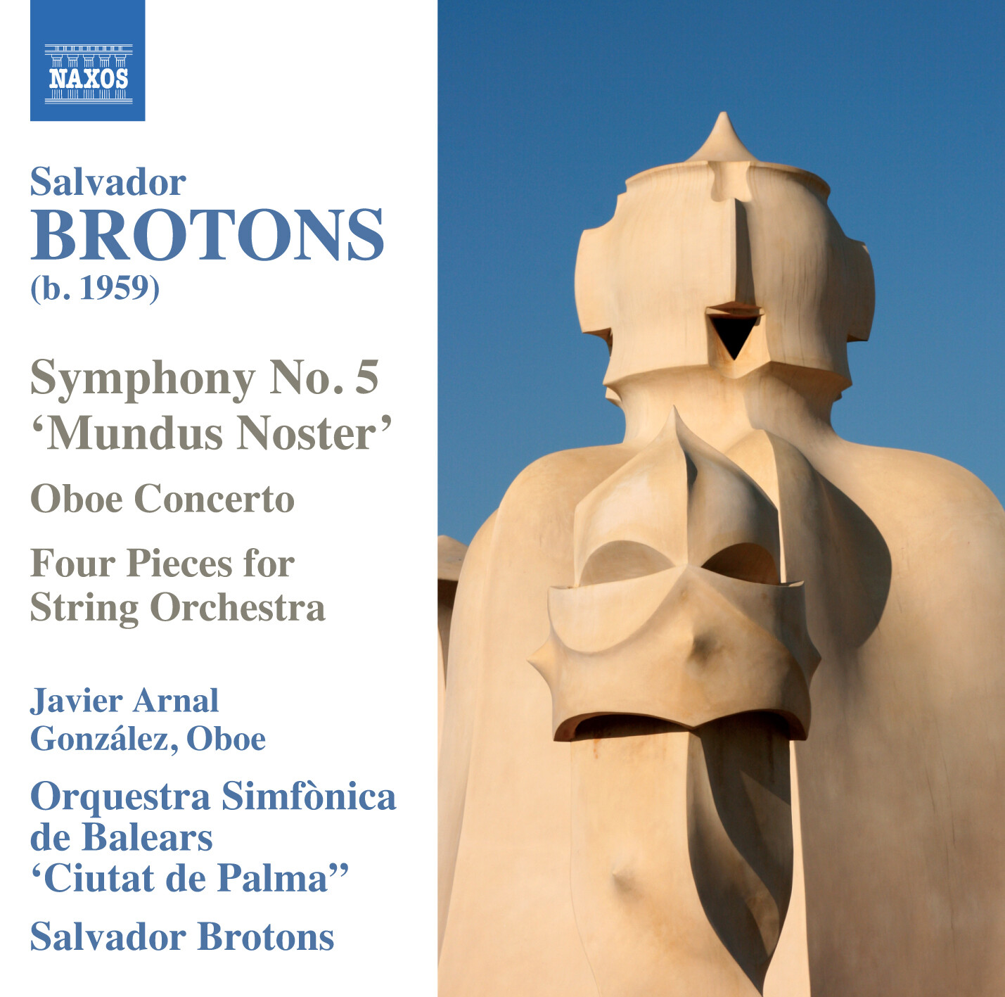 Salvador Brotons Salvador Brotons: Symphony No. 5, 'Mundus Noster'/... (CD)