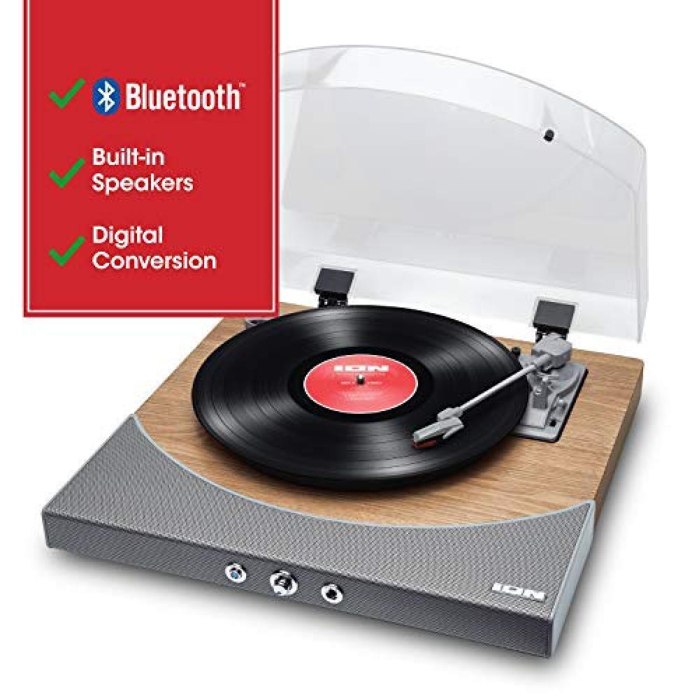 ION Audio Premier LP – Giradischi con Soundbar, Bluetooth, Uscite RCA, Presa C