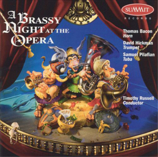 Thomas Bacon A Brassy Night at the Opera (CD) Album