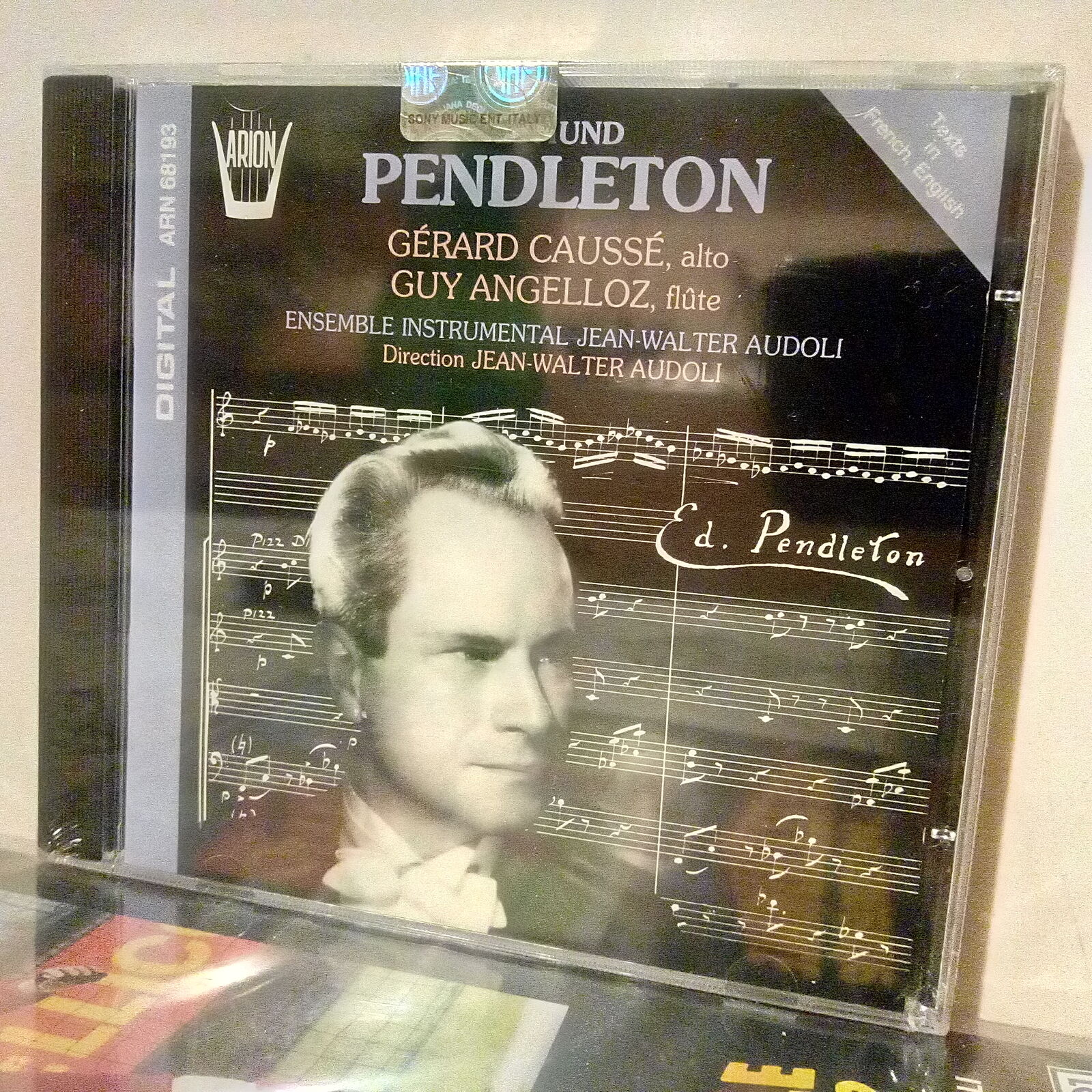 Ensemble Instrumental Jean Walter Audoli - Edmund Pendleton Cd Nuovo