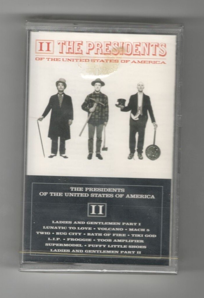 THE PRESIDENTS OF THE UNITED STATES OF AMERICA MC MUSICASSETTA  NUOVA SIGILLATA