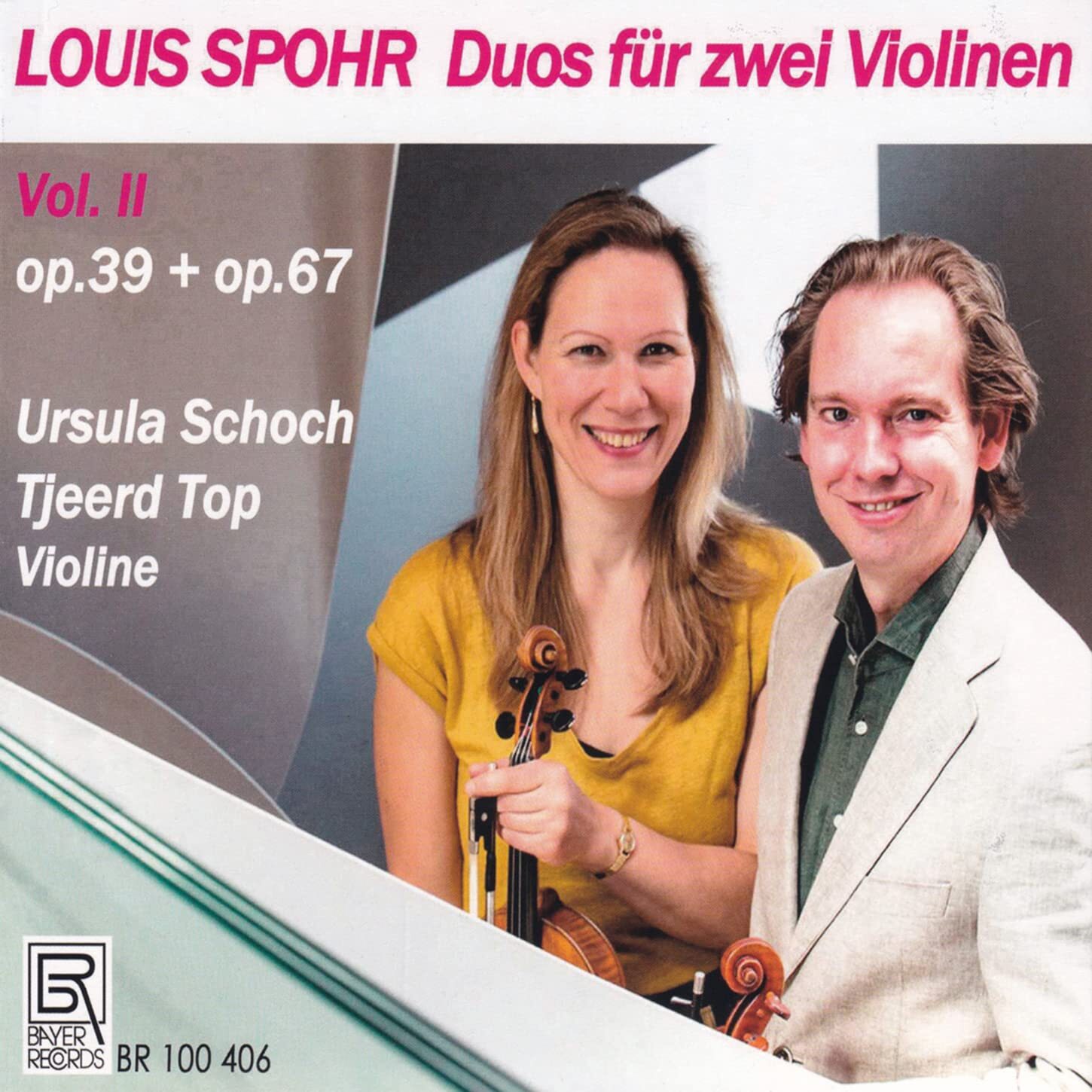 Schoch / Spohr Spohr: Duos für zwei Violinen Vol. 2 - Duo Op. 67/1 &, Duett (CD)