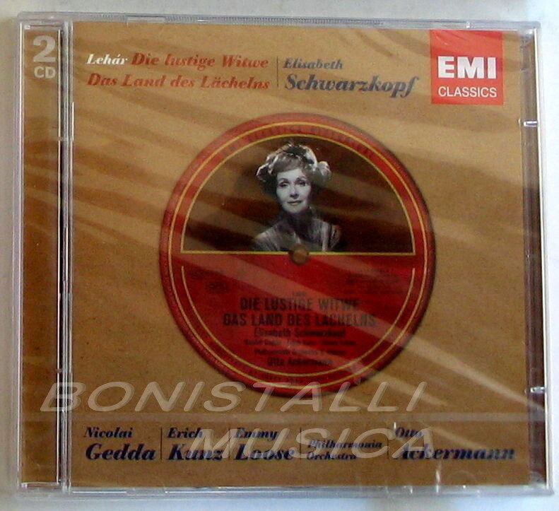 Vedova allegra DIE LUSTIGE WITWE GEDDA, KUNZ, LOOSE - ACKERMANN - 2 CD Sigillato