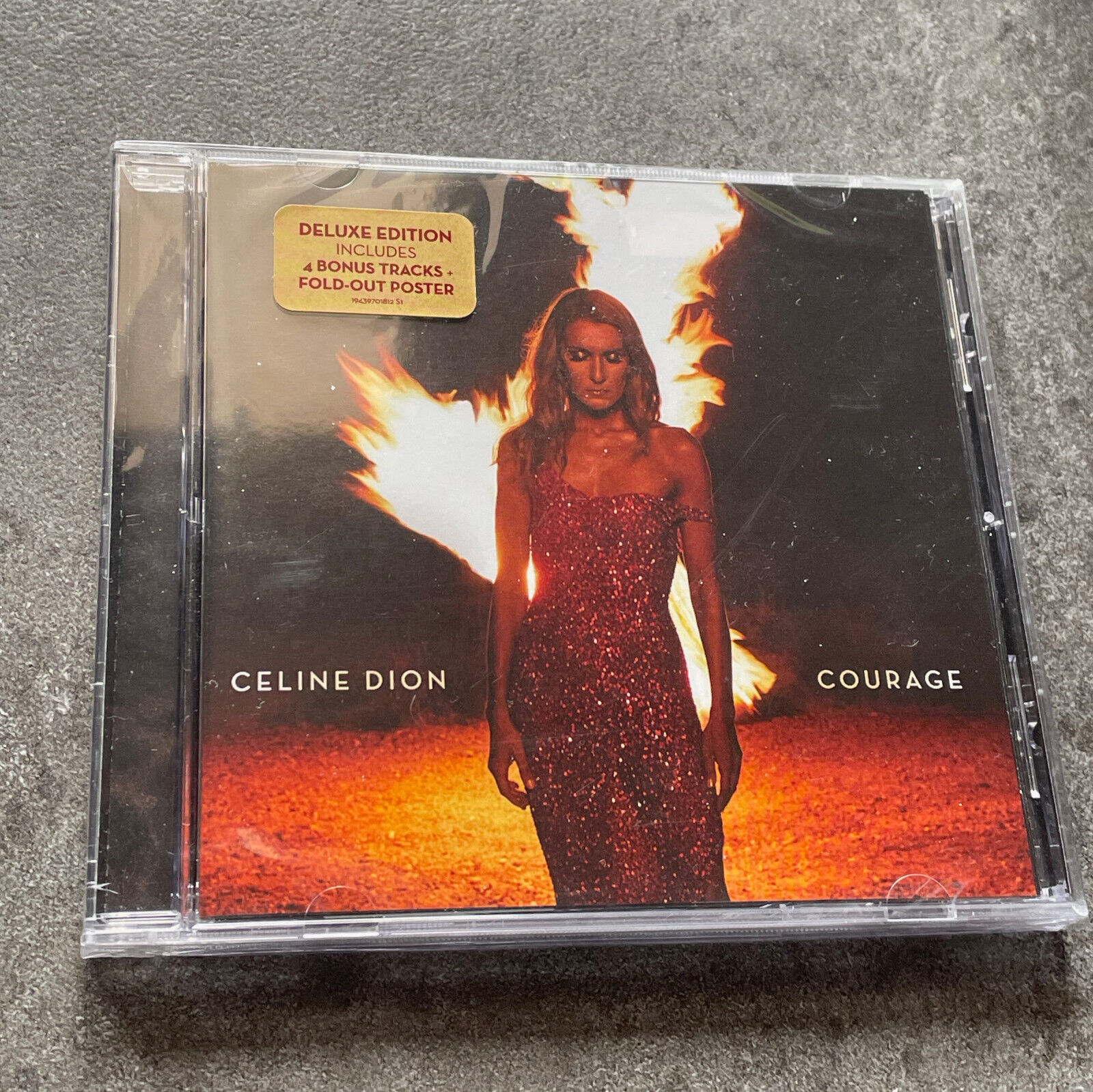 Celine Dion, Courage (Deluxe Edition) - SEALED (sticker with round corners) RARE