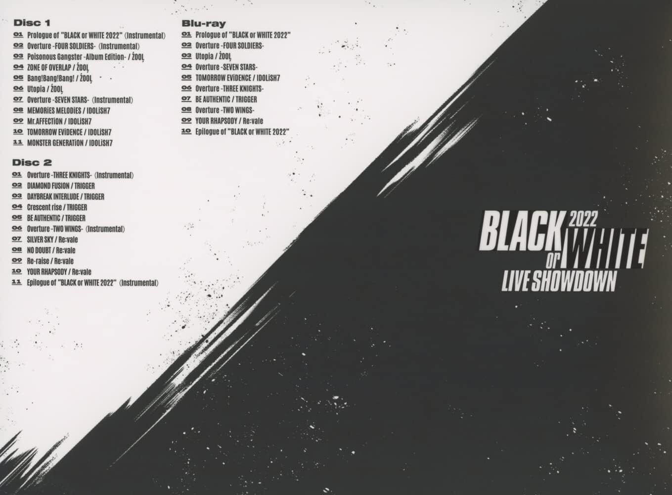IDOLiSH7 Compilation Album “BLACK or WHITE 2022” [Produzione limitata]