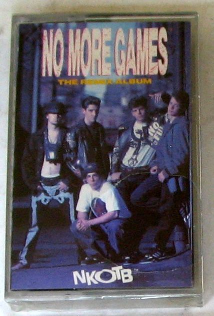 NEW KIDS ON THE BLOCK - NO MORE GAMES THE REMIX ALBUM -  Cassette Tape Sealed