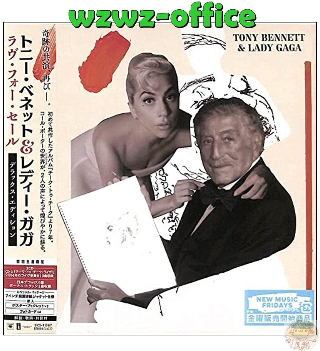 TONY BENNETT LADY GAGA LOVE IN VENDITA EP TAGLIA MANICA GIAPPONE 2 CD DELUXE