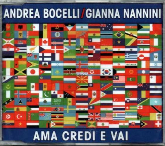 ANDREA BOCELLI GIANNA NANNINI - AMORE CREDI E VAI - CD SINGOLO NUOVO SIGIL RARO