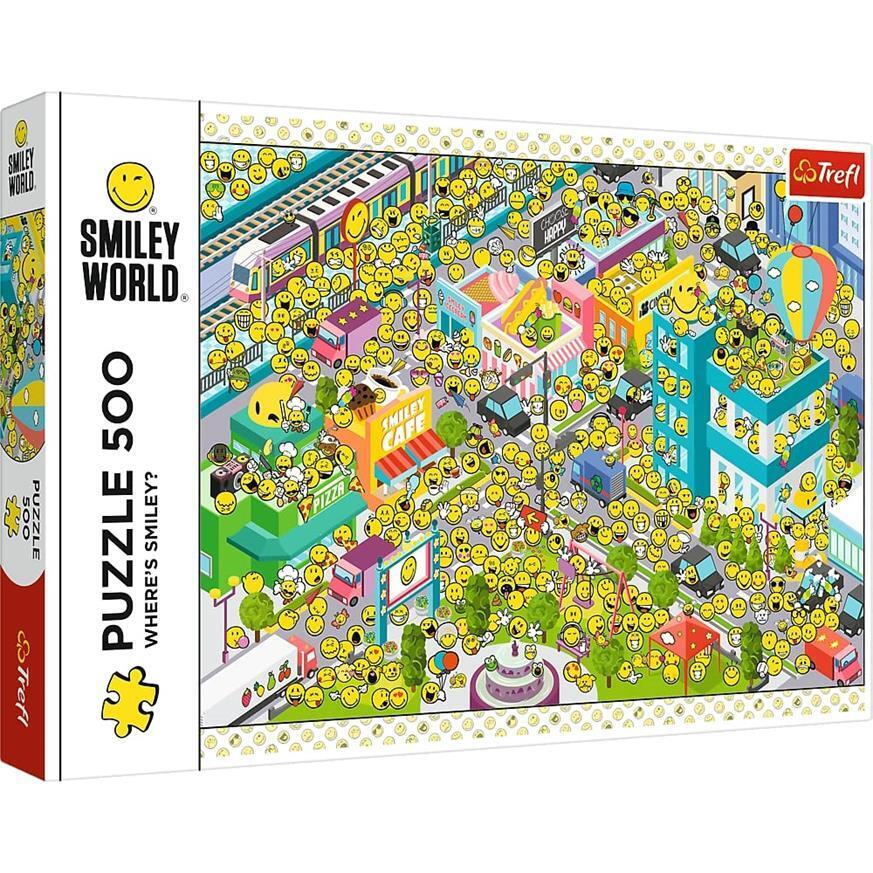 Puzzle - Trefl - Puzzles - 500 - Where's Smiley? / Smiley