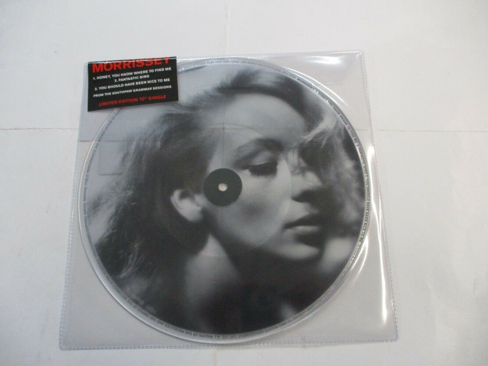 MORRISSEY - HONEY, YOU KNOW WHERE TO FIND ME - 10" PICTURE DISC NEW 2020
