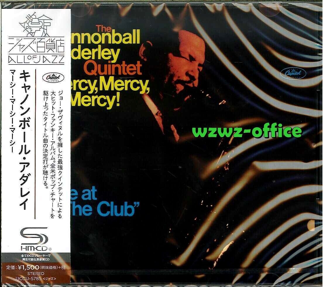 Cannonball Adderley Jazz NUOVO CD (SHMCD) Mercy, Mercy, Mercy dal vivo al club