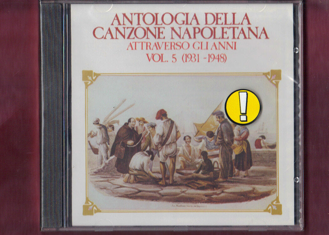 ANTOLOGIA DELLA CANZONE NAPOLETANA VOL.5 1931-1948 CD NUOVO SIGILLATO