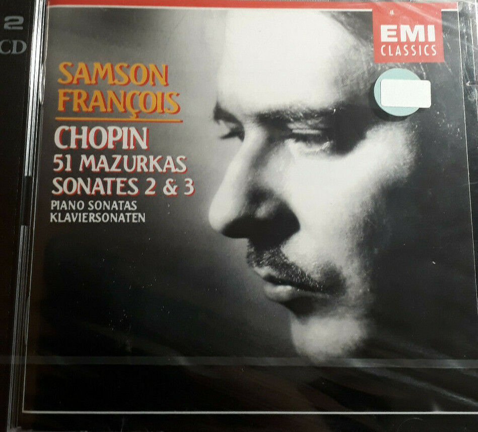 CHOPIN SAMSON FRANCOIS- 51 MAZURKAS & SONATES 2 & 3 *2 CD NEW SEALED SIGILLATO