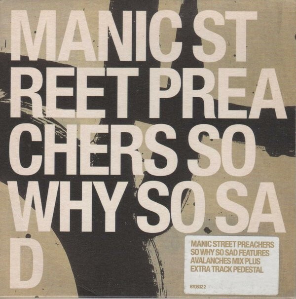 MANIC STREET PREACHERS - So why so sad CD single new no sealed unplayed
