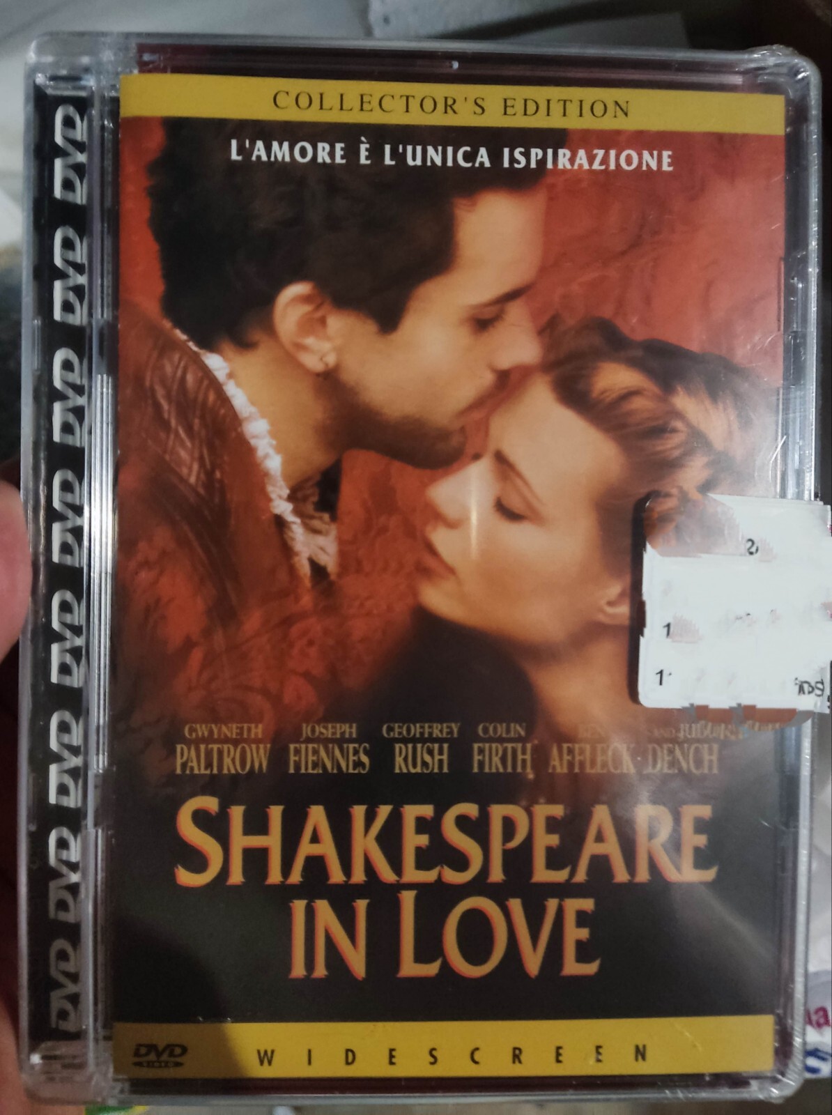 SHAKESPEARE IN LOVE DVD JEWEL BOX NUOVO SIGILLATO