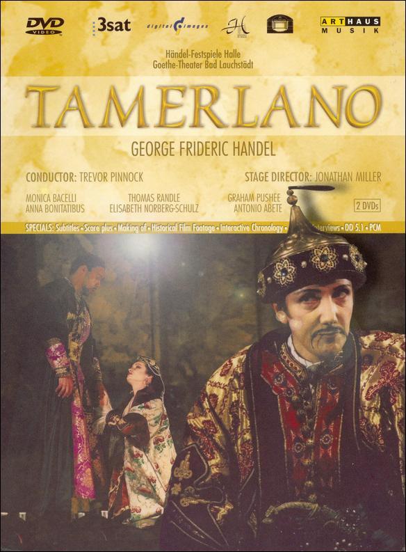 Music Dvd Georg Friedrich Handel - Tamerlano (2 Dvd)