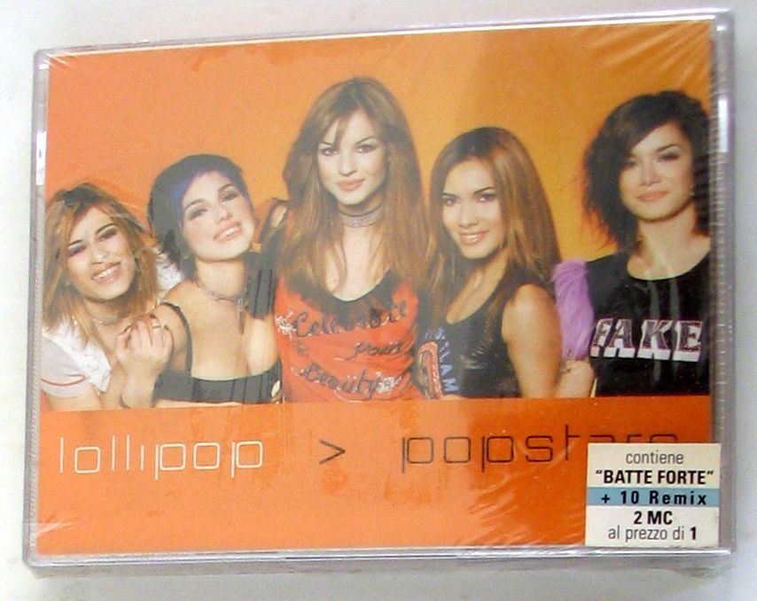LOLLIPOP - POPSTARS - Doppia Musicassetta Sigillata MC K7