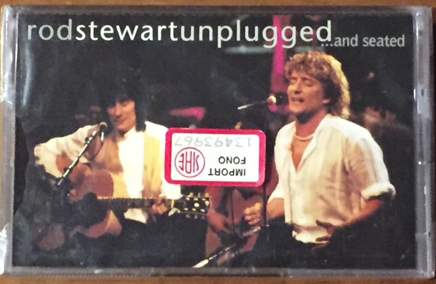 MUSICASSETTA "ROD STEWART - UNPLUGGED...and SEATED" feat.RONNIE WOOD,SIGILLATA 